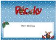 Xmas Ricky Rudolph Matching Large Dl Insert