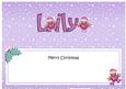 Xmas Lily Robins Matching Large Dl Insert