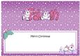 Xmas Faith Polar Bears Matching Large Dl Insert