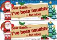 Xmas Dear Santa  -  Signpost Lge Dl Easicut Decoupage