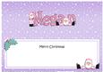 Xmas Megan Santa Matching Large Dl Insert