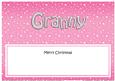 Xmas Granny Matching Large Dl Insert
