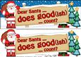 Xmas Dear Santa  -  Signpost Lge Dl Easicut Decoupage