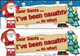 Xmas Dear Santa  -  Signpost Lge Dl Easicut Decoupage