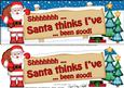 Xmas Dear Santa  -  Signpost Lge Dl Easicut Decoupage