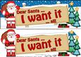 Xmas Dear Santa  -  Signpost Lge Dl Easicut Decoupage