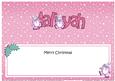 Xmas Aaliyah Penguins Matching Large Dl Insert
