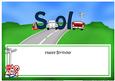 Birthday Sol Cars Large Dl Matching Large Dl Insert