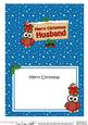 Xmas Husband Owls Signpost 5x7 Insert