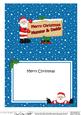 Xmas Mummy & Daddy Santa Signpost 5x7 Insert