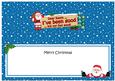 Xmas Dear Santa - Signpost Lge Dl Matching Insert