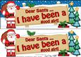 Xmas Dear Santa - Signpost Lge Dl Easicut Decoupage