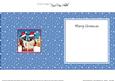 Singing Santa & Scottie Dogs Merry Carollers Square Insert