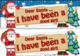 Xmas Dear Santa  -  Signpost Lge Dl Easicut Decoupage