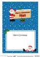 Xmas Nan Santa Signpost 5x7 Matching Insert