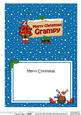 Xmas Grampy Rudolph Signpost 5x7 Matching Insert