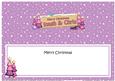 Xmas Inagh & Chris Trees Signpost Lge Dl Insert