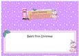 Xmas Mammy Teddy Tess Signpost Large Dl Insert