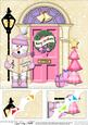 8 x 8 Singing Snowman Christmas Door Scalloped Topper