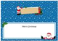 Xmas Blank Santa Matching Large Dl Insert