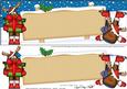 Xmas Blank Rudolph Large Dl & 3D Decoupage