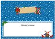 Xmas Blank Rudolph Matching Large Dl Insert