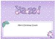 Xmas Cousin Hazel Penguins Matching Large Dl Insert