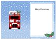 Xmas Santa Express Blank Matching Insert