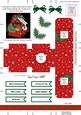 Holly 3D Xmas Treat Box Tree Decoration Easifold Frame