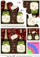 Birthday Twin Brother Champers N Chocs Shell Edged Stacker