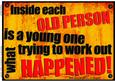 A4 Fun Novelty Senior Moment Saying Card Topper