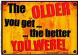 A4 Fun Novelty Senior Moment Saying Card Topper
