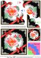 Rose and Lace Shell Edged Corner Side Stacker