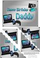 5x7 Gadgets N Gizmos Birthday Daddy Scallop Corner Stacker