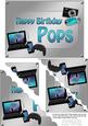 5x7 Gadgets N Gizmos Birthday Pops Scallop Corner Stacker