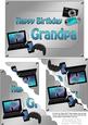 5x7 Gadgets N Gizmos Birthday Grandpa Scallop Corner Stacker