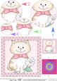 Cute Cat Circle Pyramage Topper