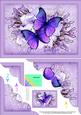 A5 Butterflies N Flowers Scallop Corner Side Stacker