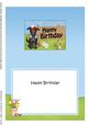 5x7 Scottie Dog Birthday Matching Insert