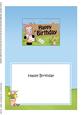 5x7 Gigi Horse Birthday Matching Insert