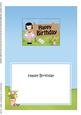 5x7 Girlz Suzi's Flowers Birthday Matching Insert