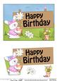 5x7 Little Bunny Girl Birthday 3D Step by Step Decoupage