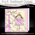 8 x 8 Fairy Twinkletoes and Lace Scalloped Corner Kit