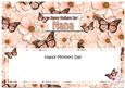 Mothers Day Nana Floral Butterflies Large Dl Insert