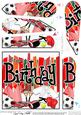 Birthday Sports N Games Fan Pyramage Topper