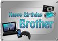 A4 Birthday Brother Gadgets N Gizmos Card Topper