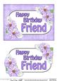 5x7 Birthday Friend Daisies 3D Step by Step Decoupage