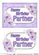 5x7 Birthday Partner Daisies 3D Step by Step Decoupage