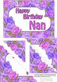 5x7 Time for Roses Birthday Nan Scallop Corner Stacker