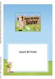 5x7 Girlz Suzi Birthday Sister Matching Insert